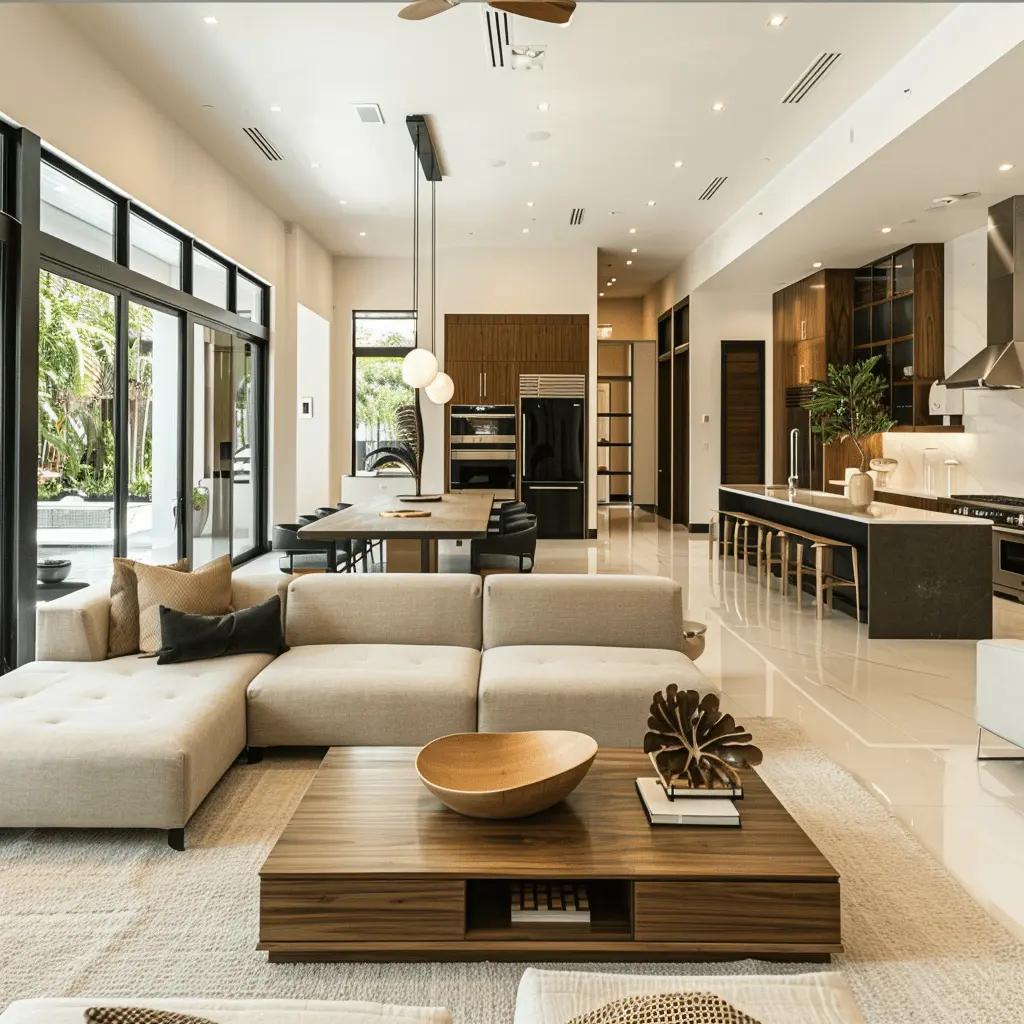 Duplex contemporain face au lagon — photo 2